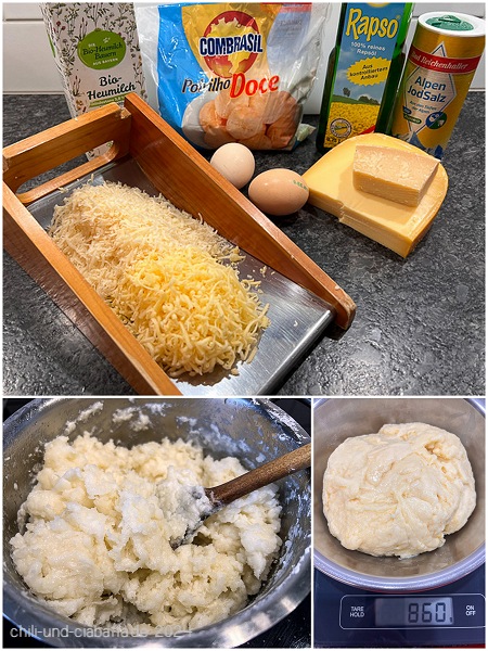Making of Pão de queijo